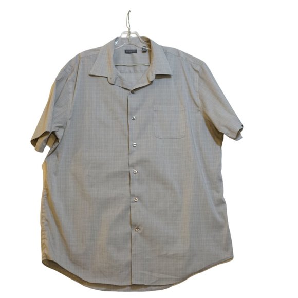 Van Heusen Flex Men Classic Fit Short Sleeves Button-Down Shirt XL - Picture 6 of 10